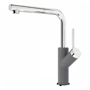 VÒI RỬA BÁT DÂY RÚT KONOX ARTAN GREY