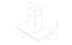 MÁY HÚT MÙI ĐẢO BẾP ELICA JOY ISLAND BLIX/A/90 - nh ky thuat may hut mui elica joy island