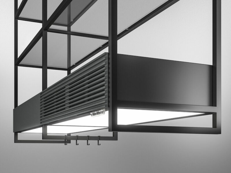 MÁY HÚT MÙI ĐẢO BẾP ELICA OPEN SUITE SUPERIOR BL/F/160 - original