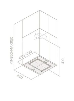 MÁY HÚT MÙI ĐẢO BẾP ELICA KUADRA ISLAND IX/A/60 - s l1200
