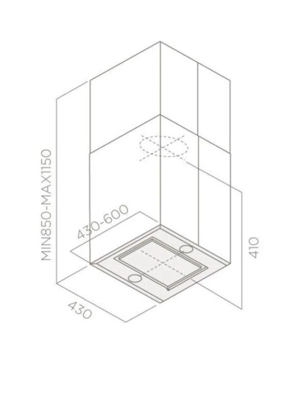 MÁY HÚT MÙI ĐẢO BẾP ELICA KUADRA ISLAND IX/A/60 - s l1200
