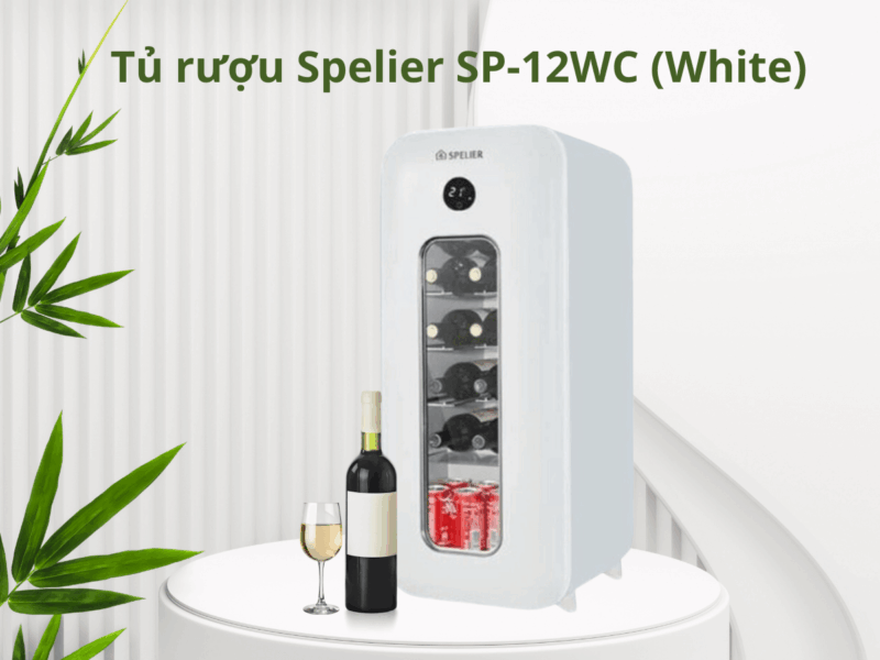 TỦ RƯỢU VANG SPELIER SP 12WC - tu ruou spelier sp 12wc white 1