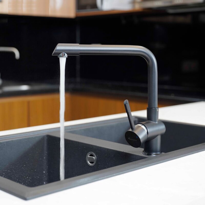 VÒI RỬA BÁT KONOX FELIX BLACK - voi rua bat Felix Black