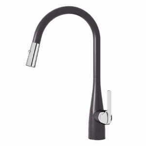 VÒI RỬA BÁT DÂY RÚT KONOX CURVA BLACK