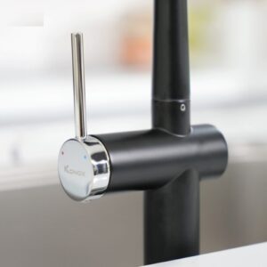 VÒI RỬA BÁT DÂY RÚT KONOX VOLTA BLACK - voi rua bat day rut Konox Volta Black 2