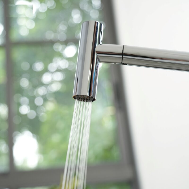 VÒI RỬA BÁT DÂY RÚT KONOX VOLTA CHROME - voi rua bat day rut Konox Volta chrome 6