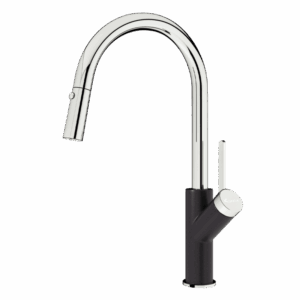 VÒI RỬA BÁT DÂY RÚT KONOX PONTE BLACK