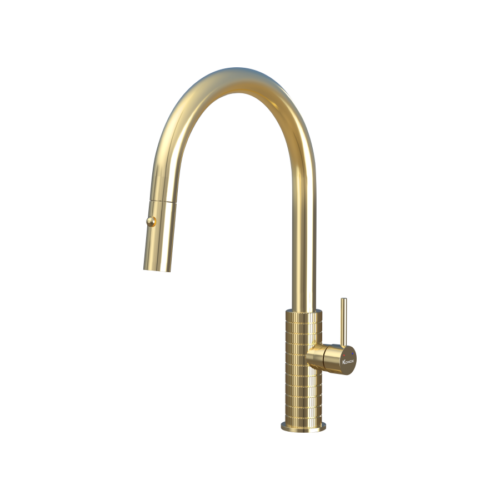 VÒI RỬA BÁT DÂY RÚT KONOX VENICE GOLD