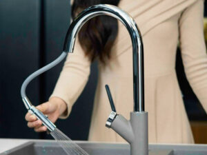 VÒI RỬA BÁT DÂY RÚT KONOX PONTE GREY - voi rua bat konox ponte grey 3