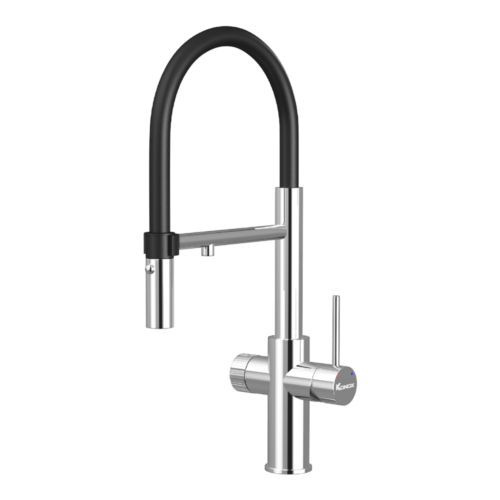 VÒI RỬA BÁT KONOX THÂN MỀM 3 ĐƯỜNG NƯỚC COMBI CHROME