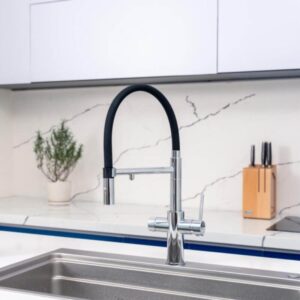 VÒI RỬA BÁT KONOX THÂN MỀM 3 ĐƯỜNG NƯỚC COMBI CHROME - voi rua bat than mem 3 duong nuoc konox combi chrome 11744813128