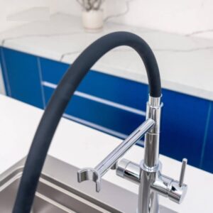 VÒI RỬA BÁT KONOX THÂN MỀM 3 ĐƯỜNG NƯỚC COMBI CHROME - voi rua bat than mem 3 duong nuoc konox combi chrome 61744813139