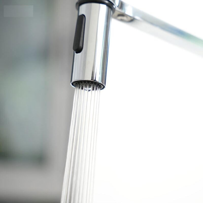 VÒI RỬA BÁT THÂN MỀM KONOX TEMA NICKEL - voi rua bat than mem nong lanh Konox Tema Chrome 6