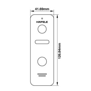 CHUÔNG CỬA CAMERA SLEEK HAFELE 959.23.085 - 1582514760 959.23.0852