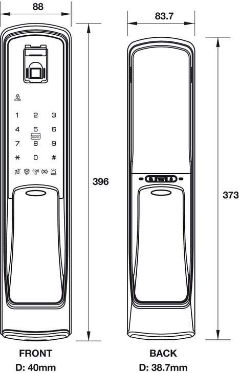 KHÓA ĐIỆN TỬ EL9500-TCS HAFELE 912.05.353 - 1597309370 02581592 0