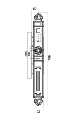 KHÓA ĐIỆN TỬ GIOVANI GSL-91A137 - 1599459230 anh ky thuat khoa dien tu giovani gsl 91a137