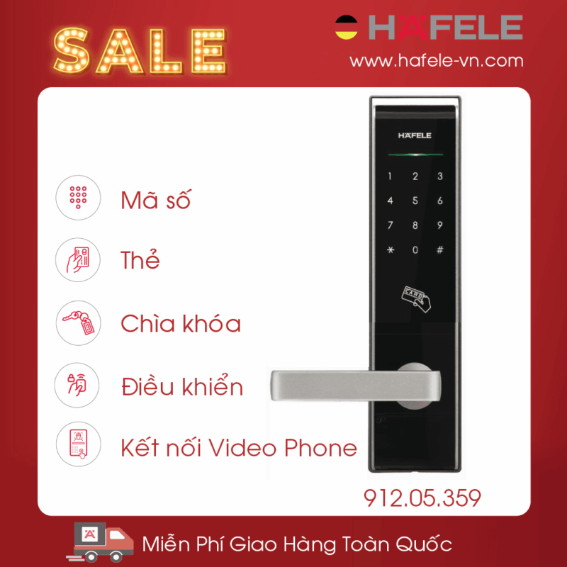 KHÓA ĐIỆN TỬ EL8000-TC HAFELE 91.05.359 - 1636570331 anh khoa dien tu hafele 912 05 359
