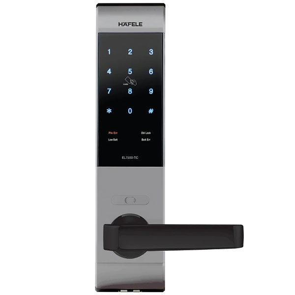 KHÓA ĐIỆN TỬ THÂN NHỎ HAFELE EL7500-TC MÀU BẠC 912.05.712