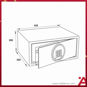 KÉT SẮT MỞ TRƯỚC SB-600 HAFELE 836.29.511 - 1651951987 anh2 ket sat an toan hafele 836 29 511