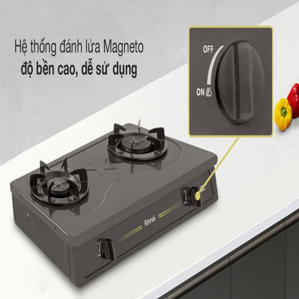 BẾP GA ĐỂ BÀN RINNAI RV-MC26BE - 16544 rv mc26be 1