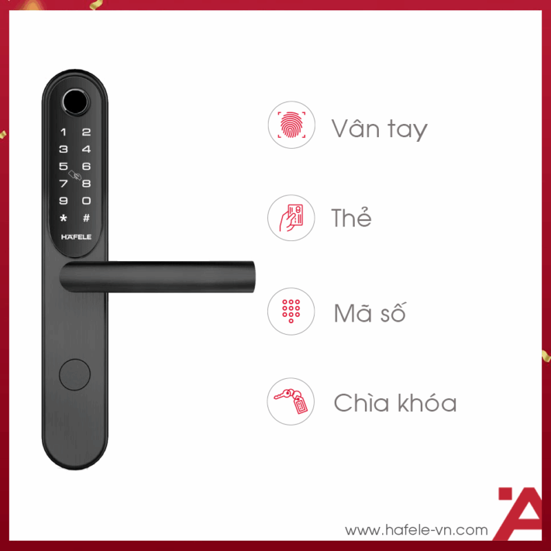 KHÓA ĐIỆN TỬ EL6500-TCS HAFELE 912.05.970