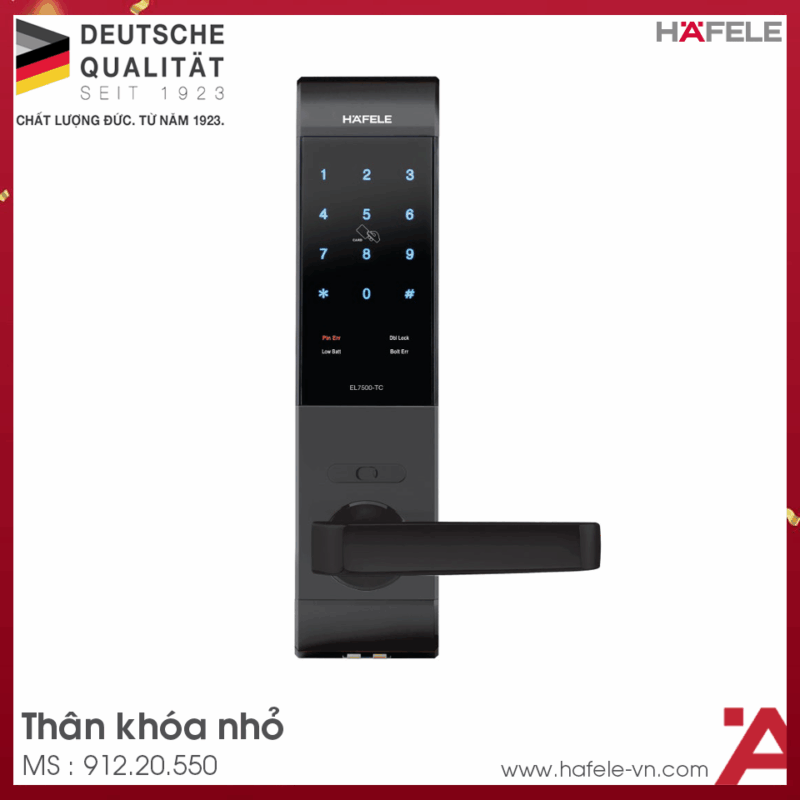 KHÓA ĐIỆN TỬ EL7500-TC HAFELE 912.20.550