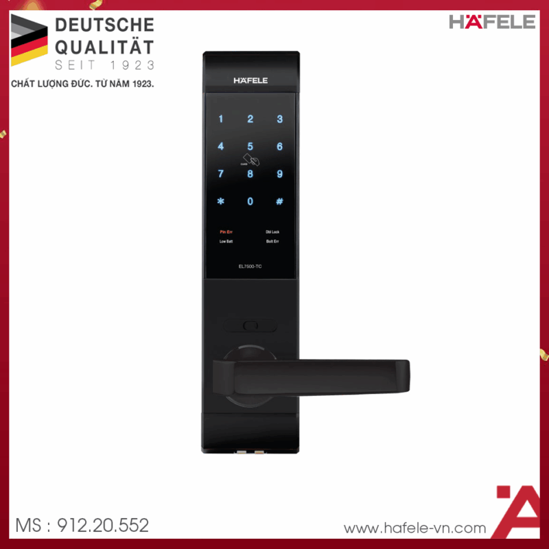 KHÓA ĐIỆN TỬ EL7500-TC HAFELE 912.20.552