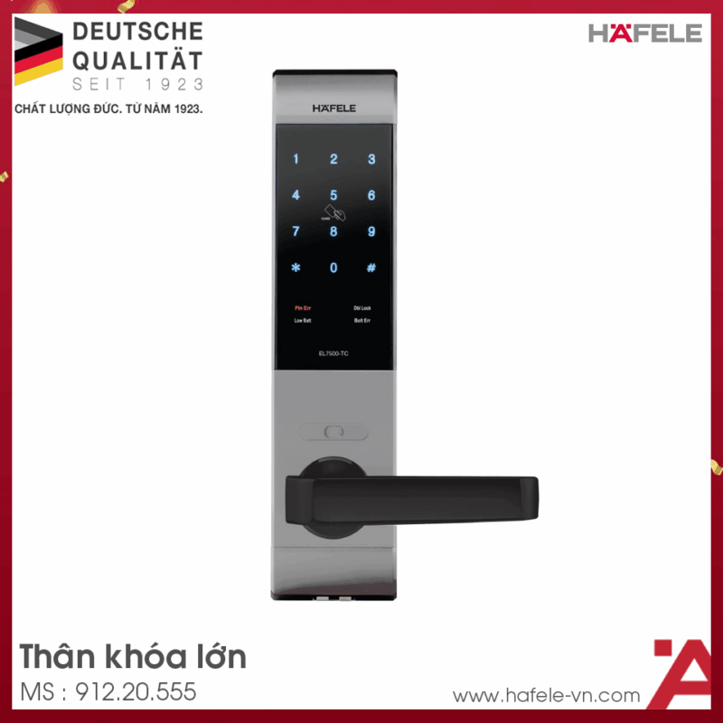 KHÓA ĐIỆN TỬ EL7500-TC HAFELE 912.20.555