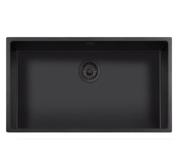 CHẬU RỬA BÁT INOX 1 HỐ REGINOX MIAMI 50 XÁM KIM LOẠI PVD HMH.R30721 - 18