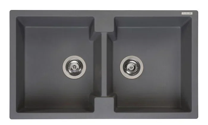 CHẬU RỬA BÁT ĐÁ 2 HỘC REGINOX AMSTERDAM 20 XÁM HMH.R31018