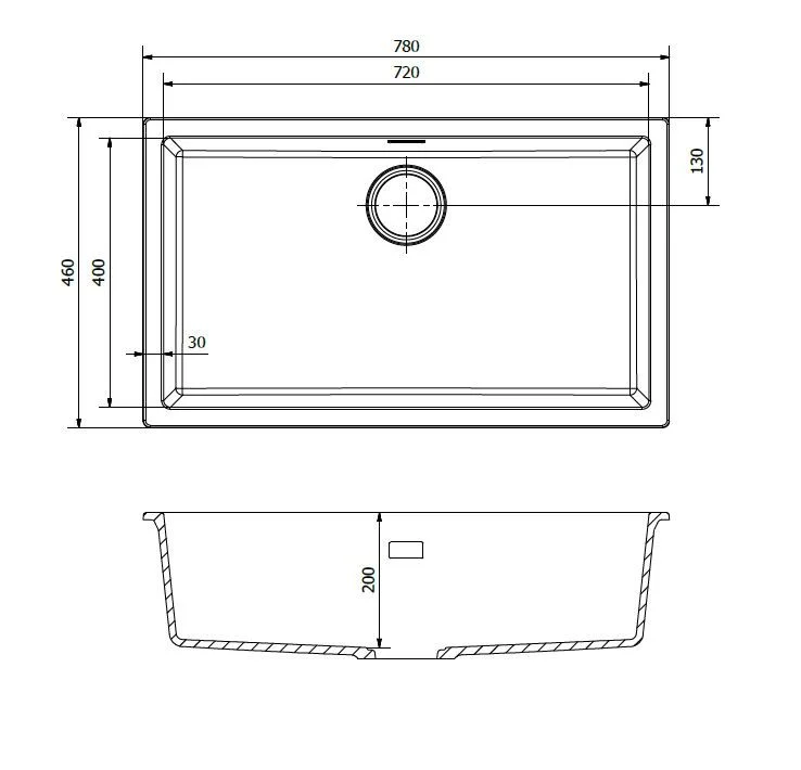 CHẬU RỬA BÁT ĐÁ 1 HỘC REGINOX AMSTERDAM 72 KEM HMH.R30905 - 42