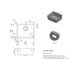 CHẬU RỬA BÁT 1 HỐ REGINOX HOUSTON 50 40 HMH.R32855 - 7