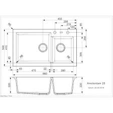 CHẬU RỬA BÁT 2 HỘC REGINOX AMSTERDAM 25 KEM HMH.R31100 - 8