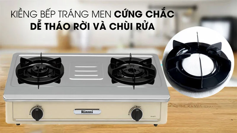 BẾP GA ĐỂ BÀN RINNAI RV-A271Y(S) - Bep gas doi Rinnai RV A271YS 5