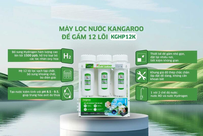 MÁY LỌC NƯỚC ĐỂ GẦM KANGAROO KGHP12K