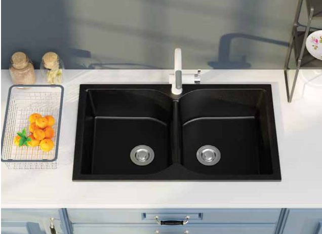 CHẬU RỬA CHÉN ĐÁ NHÂN TẠO 2 HỘC CREAVE G-T8650T