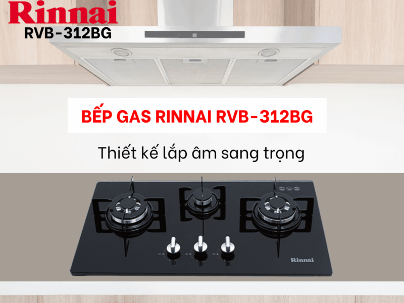 BẾP GA ÂM RINNAI RVB-312BG - bep gas am rinnai rvb 312bg 1