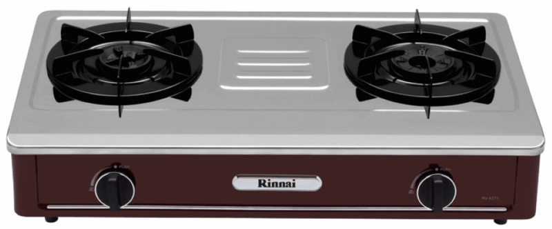 HÌNH ẢNH THỰC TẾ CỦA BẾP GA ĐỂ BÀN RINNAI RV-A271R(S)