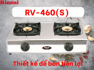 BẾP GA ĐỂ BÀN RINNAI RV-460(S) - bep gas rinnai rv 460s 3