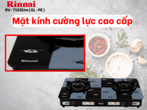 BẾP GA ĐỂ BÀN RINNAI RV-715 SLIM (GL-PE) - bep gas rinnai rv 715slimgl pe 4