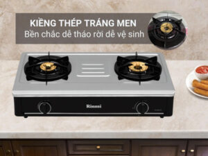 BẾP GA ĐỂ BÀN RINNAI RV-B274SB(S) - bep gas rinnai rv b274s 6