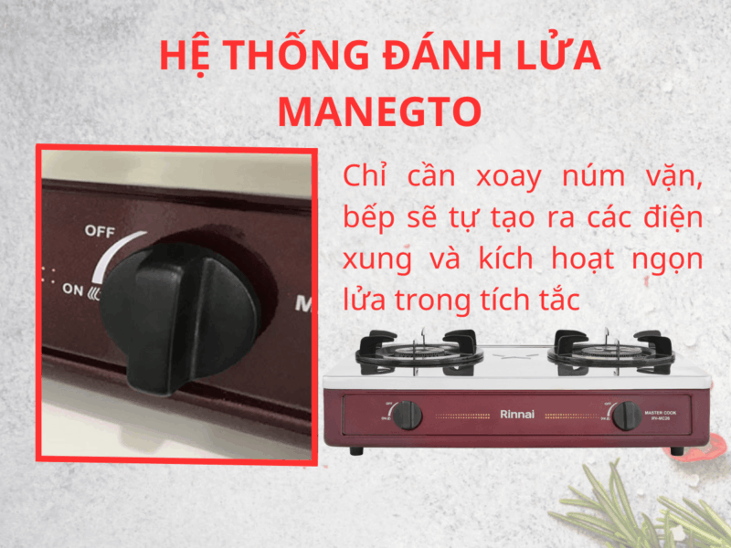 BẾP GA ĐỂ BÀN RINNAI RV-MC26RS - bep gas rinnai rv mc26rs 1 1