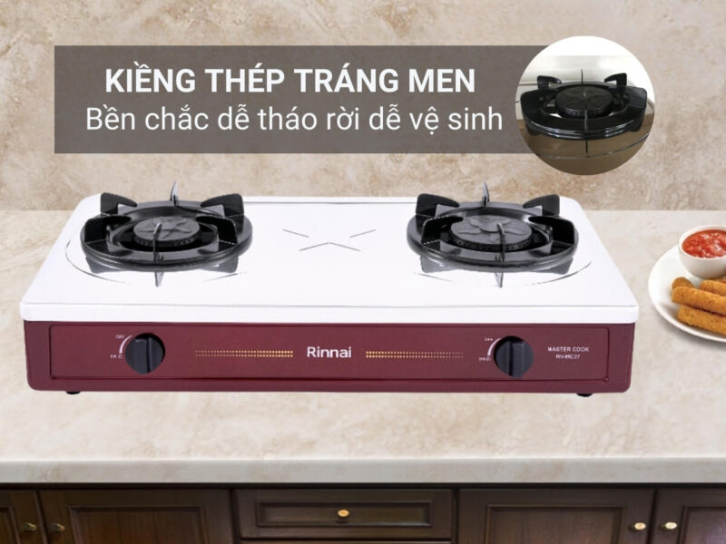 BẾP GA ĐỂ BÀN RINNAI RV-MC27RS - bep gas rinnai rv mc27rs 5