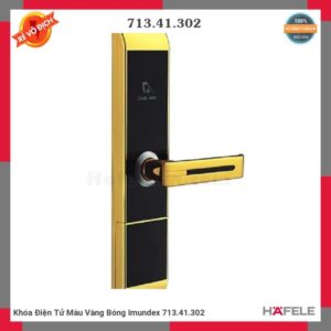 KHÓA ĐIỆN TỬ VÀNG BÓNG IMUNDEX 713.41.302 - khoa dien tu mau vang bong imundex 713 41 302