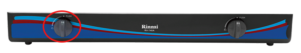 BẾP GA ĐỂ BÀN RINNAI RV-740A(SMC) - mat truoc bep gas de ban rv 740a smc