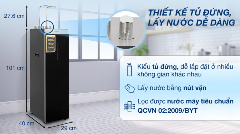MÁY LỌC NƯỚC NÓNG LẠNH KANGAROO KG12A8