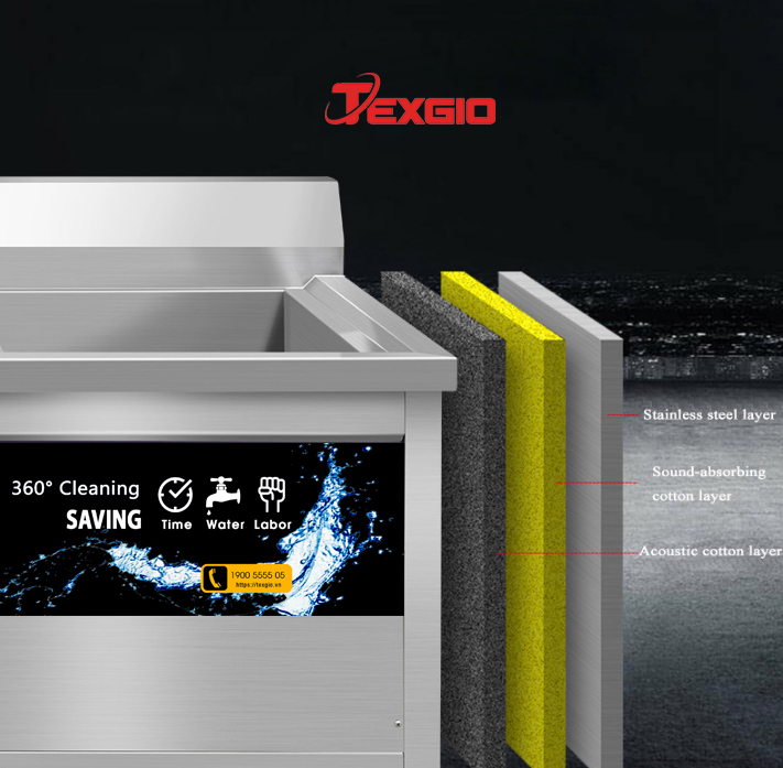 MÁY RỬA BÁT TEXGIO ULTRASONIC STANDARD TGU-2400SD