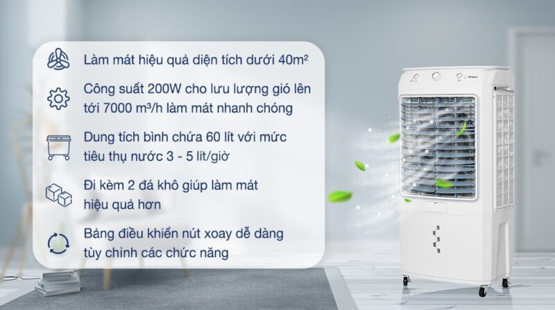 MÁY LÀM MÁT KHÔNG KHÍ KANGAROO KG50F88