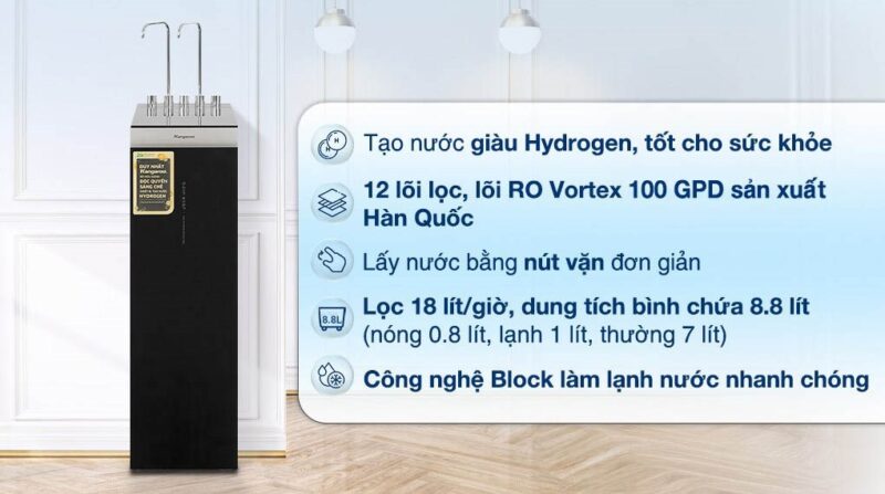MÁY LỌC NƯỚC NÓNG LẠNH KANGAROO KG12A8