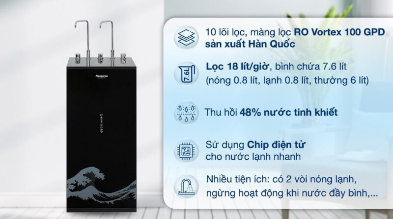 MÁY LỌC NƯỚC NÓNG LẠNH KANGAROO KG10A12